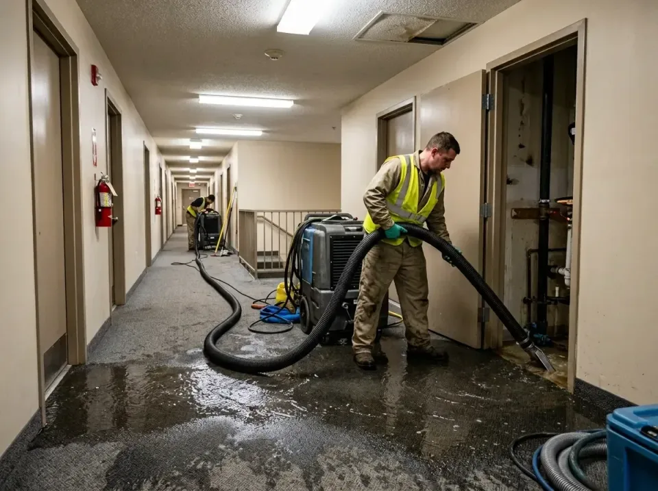 multi-unit-apartment-hallway-f-005 — frequently asked questions, Emergency Burst Pipe Water Extraction & Removal in Aiken, SC